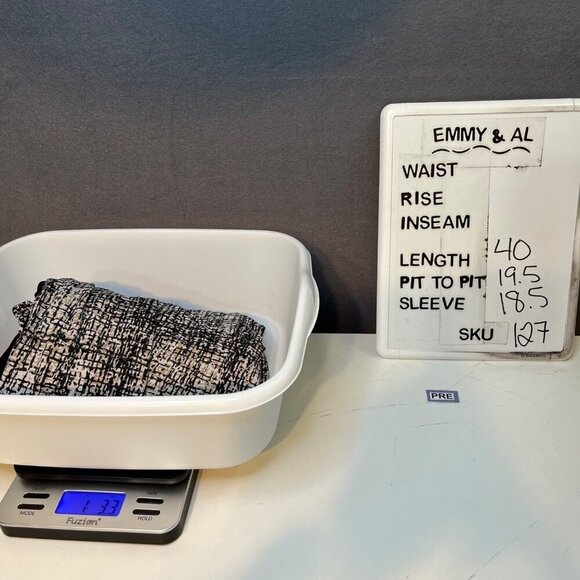 Lauren Ralph Lauren Crosshatch Jersey Sheath Dress Size 12 Neutral Office Ruched - Picture 13 of 13